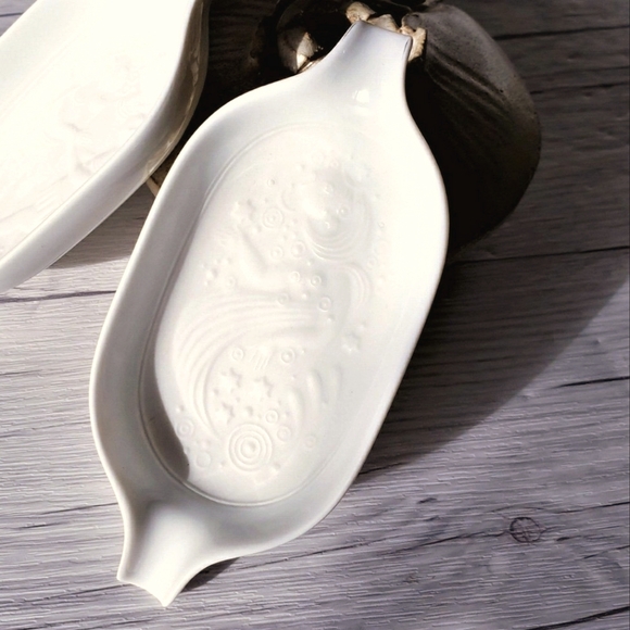 Rosenthal by Bjorn Wiinblad Magic Flute series small white porcelain dish - Picture 2 of 7